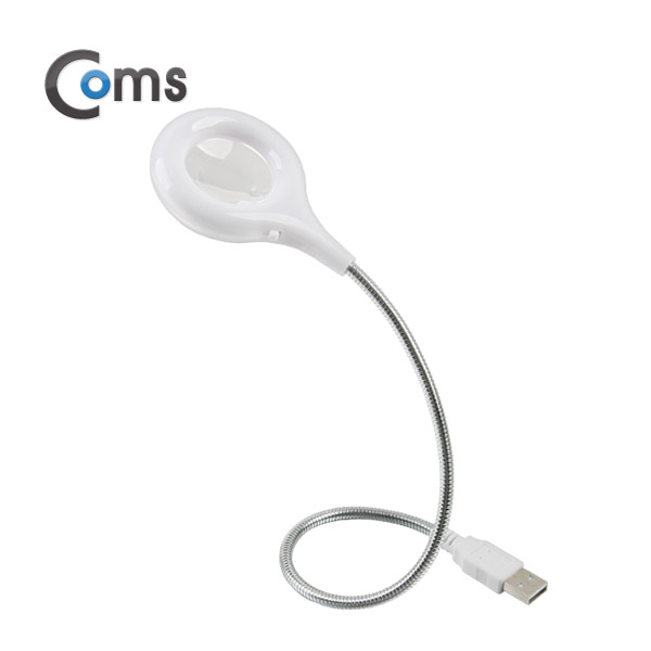 Coms USB 램프(라인형) 18LED/White, 돋보기 기능