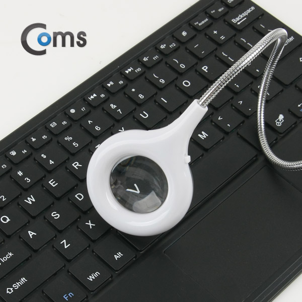 Coms USB 램프(라인형) 18LED/White, 돋보기 기능