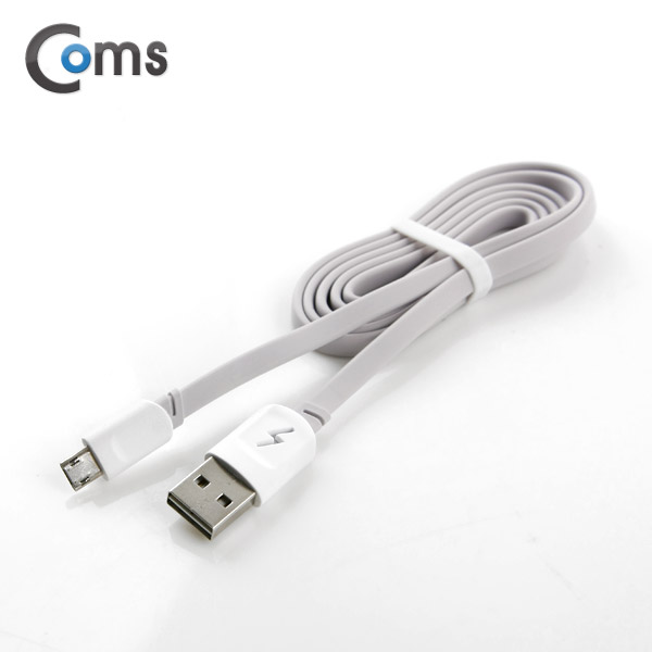 Coms USB/Micro USB 케이블(양면), Gray
