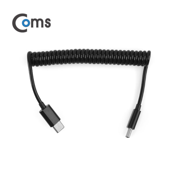 Coms USB 3.1 케이블 (Type C) 스프링 10cm Type C (M)/Mini 5P(M)