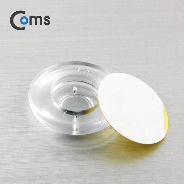 Coms 도어충격 방지패드 2pcs (접착식/PVC재질)