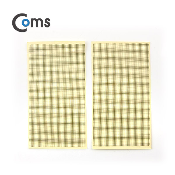 Coms 방충망 보수 테이프(대) 2매입, 10x18cm /S-1366