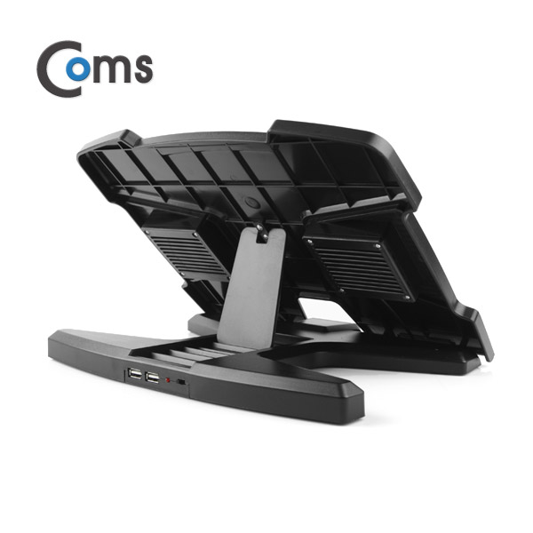 Coms 노트북 쿨링 패드 (USB 전원/2팬 내장/8단 각도조절)