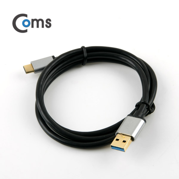 Coms USB 3.1 케이블 (Type C) 1M, Black