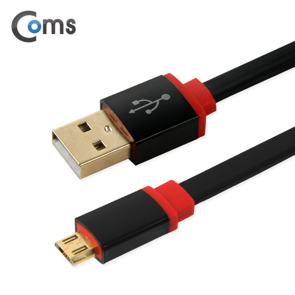 Coms USB/Micro USB(B) 케이블 1.2M 검정/마이크로5핀/5Pin