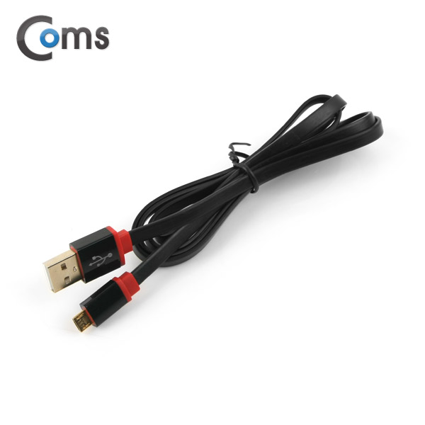 Coms USB/Micro USB(B) 케이블 1.2M 검정/마이크로5핀/5Pin