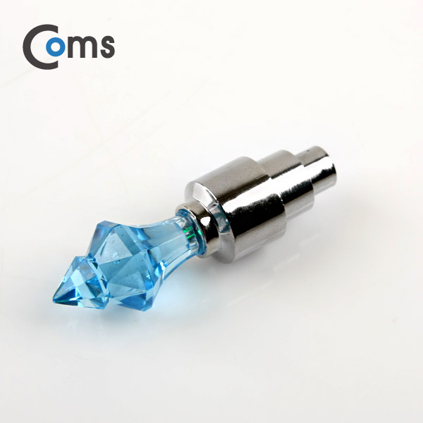 Coms 자전거/바이크 안전점멸기, 튜브밸브 1ea / LED