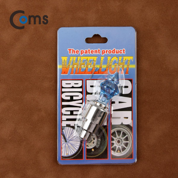 Coms 자전거/바이크 안전점멸기, 튜브밸브 1ea / LED