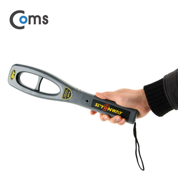 Coms 테스터기(SPY-10) 금속 탐지기, 스피커/진동 알람, 유선형