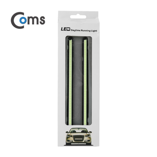 Coms 차량용 데이라이트(DRL), 자동차 LED 램프(Blue) 21cm, 2X6W