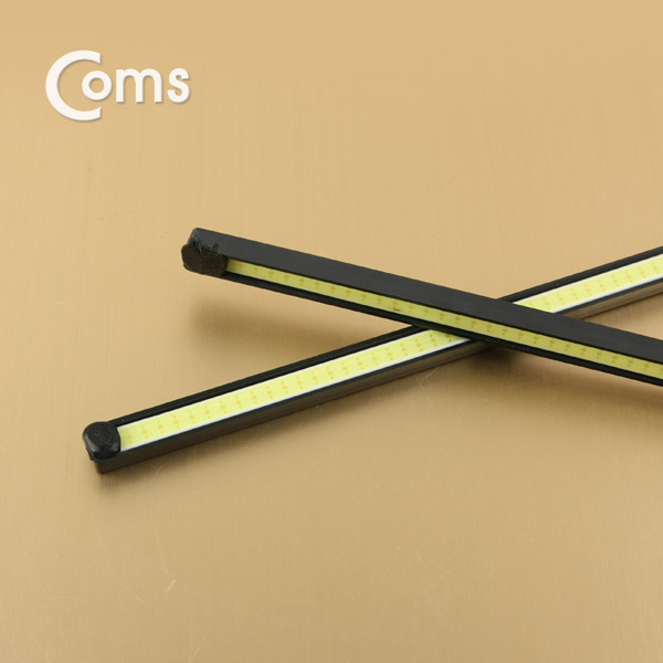 Coms 차량용 데이라이트(DRL), 자동차 LED 램프(White) 21cm, 2X6W