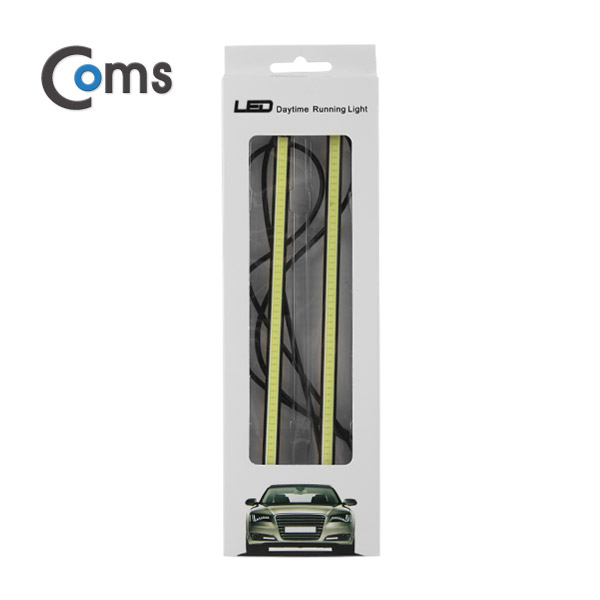 Coms 차량용 데이라이트(DRL), 자동차 LED 램프(White) 21cm, 2X6W