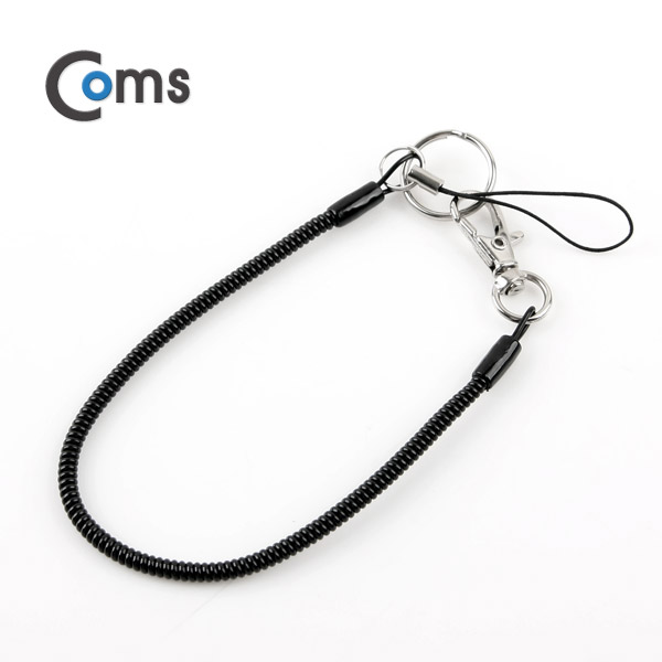 Coms 스프링 스트랩 OD: 3.5mm, 20cm / Black