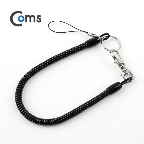 Coms 스프링 스트랩 OD: 6mm, 20cm / Black