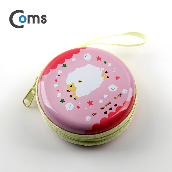 Coms 케이스- 다용도 포켓 (원형/양), Pink