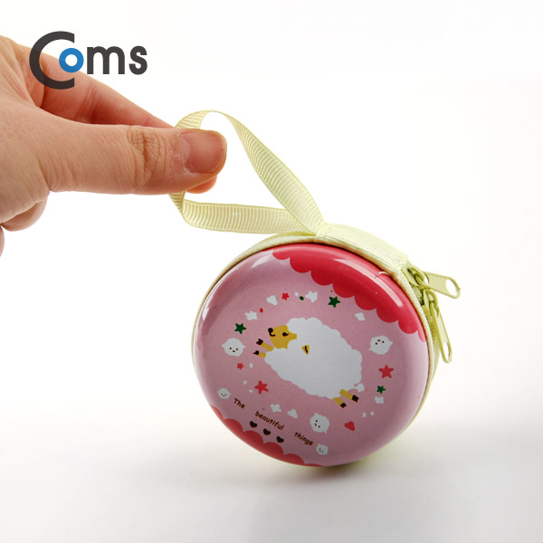 Coms 케이스- 다용도 포켓 (원형/양), Pink