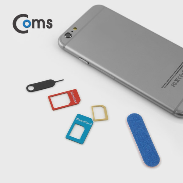 Coms 유심칩 USIM 변환홀더 (Nano/Micro/Sim)