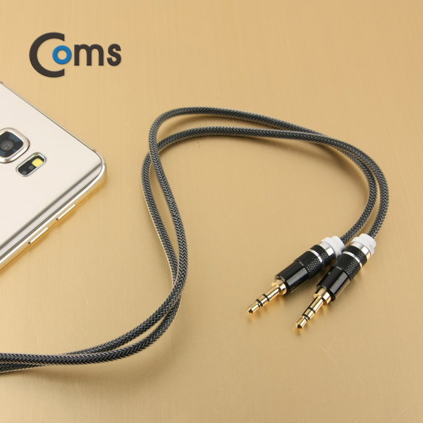 Coms 스테레오 케이블 1.5M, Black/Stereo