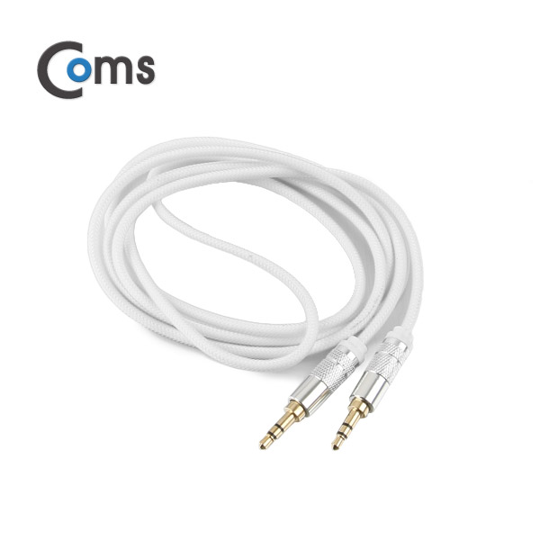 Coms 스테레오 케이블 1.5M, White/Stereo