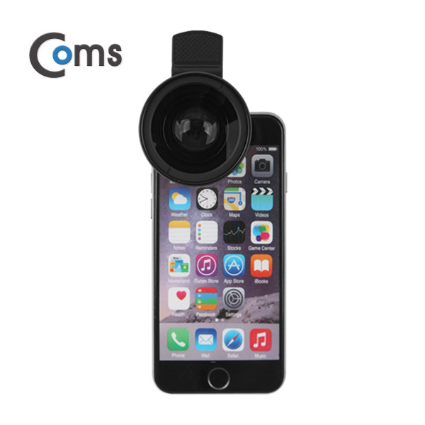 Coms 스마트폰 카메라 확대경(2 in 1) 37mm 셀카렌즈 Super Wide/Macro