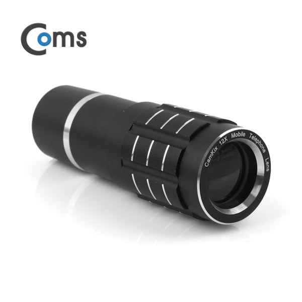 Coms 스마트폰 카메라 확대경, 12배줌(12x) 클립 고정(만능)