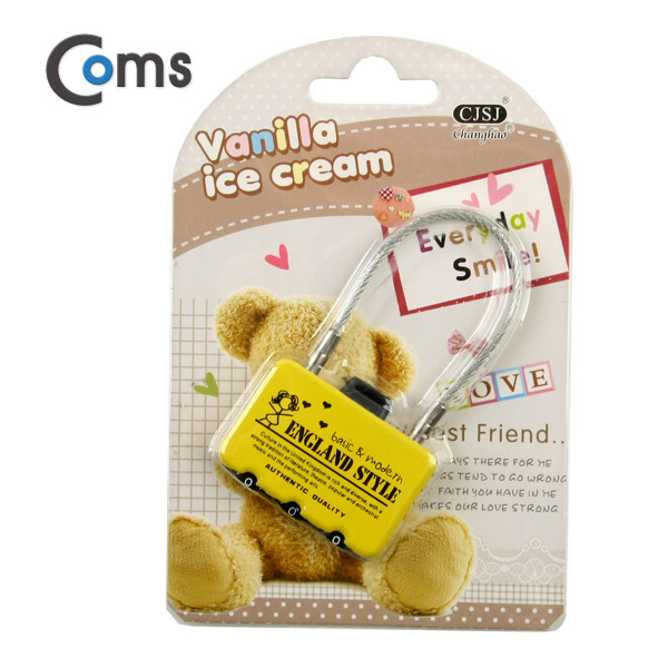 Coms 도난방지 번호키 자물쇠