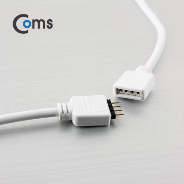 Coms 점퍼 / 점퍼선 케이블(4P) 연장 30cm, 2ea, White