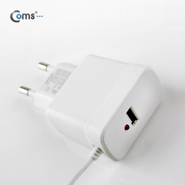 Coms iOS 스마트폰5 충전기, 8핀 (8Pin), 2A, USB 1포트