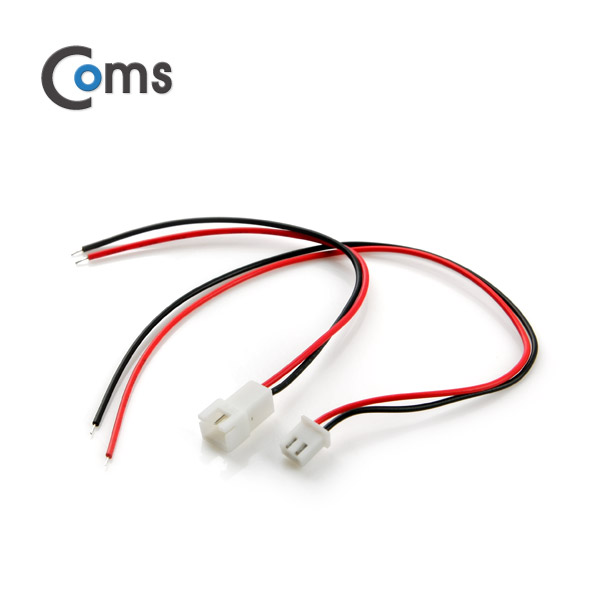 Coms 점퍼 / 점퍼선 케이블(2P) 연장 30cm, Red/Black