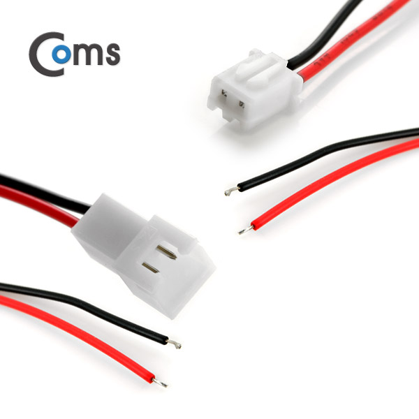 Coms 점퍼 / 점퍼선 케이블(2P) 연장 30cm, Red/Black