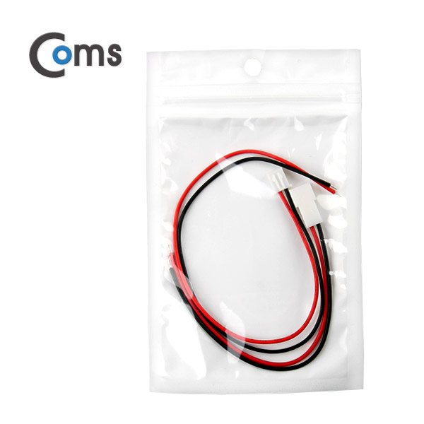 Coms 점퍼 / 점퍼선 케이블(2P) 연장 30cm, Red/Black