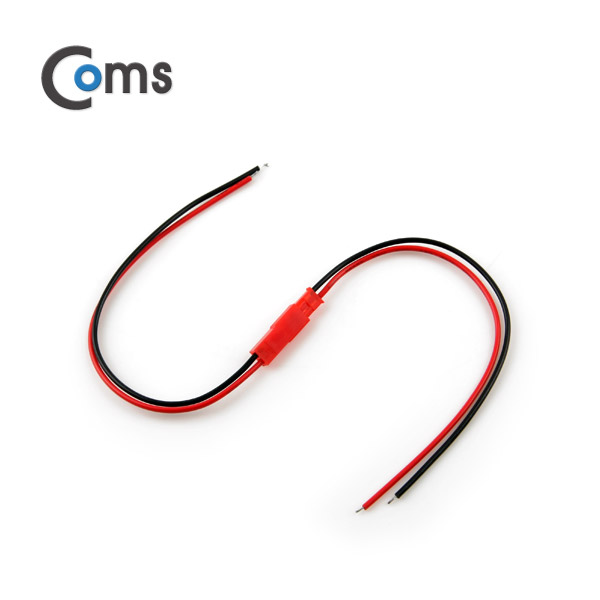 Coms 점퍼 / 점퍼선 케이블(2P) 연장 30cm, Red