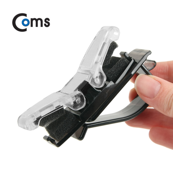 Coms 차량용 선글라스 거치대, XWT0866. 2 홀더용 / 썬바이저 거치 / 선바이저