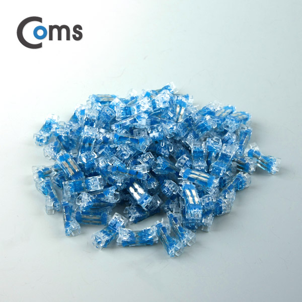 Coms 접속 단자 쌍2P/직, 2C 젤타입(청색), 100ea