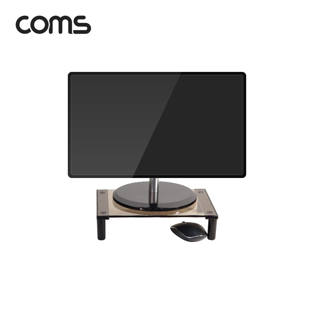 Coms 마우스 숨김 모니터 받침대(볼트/브론즈), 스탠드