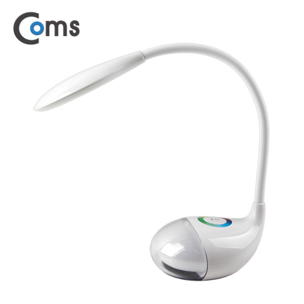 Coms 레인보우 램프(스탠드형), 28LED/3단 밝기조절, 본체(Rainbow color)