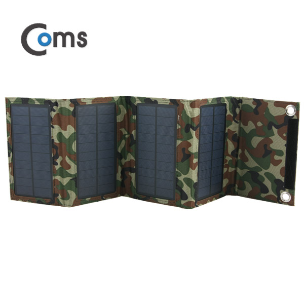 Coms 태양광 충전기 8W (집광판 4ea), USB 1P