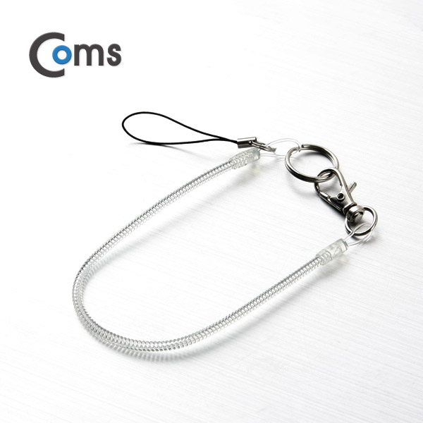 Coms 스프링 스트랩 OD: 3.5mm, 20cm/투명