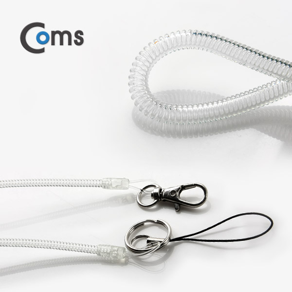 Coms 스프링 스트랩 OD: 3.5mm, 20cm/투명