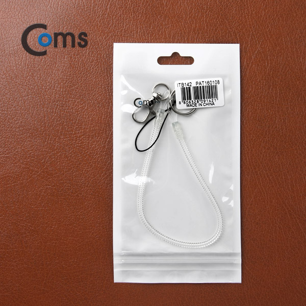 Coms 스프링 스트랩 OD: 3.5mm, 20cm/투명