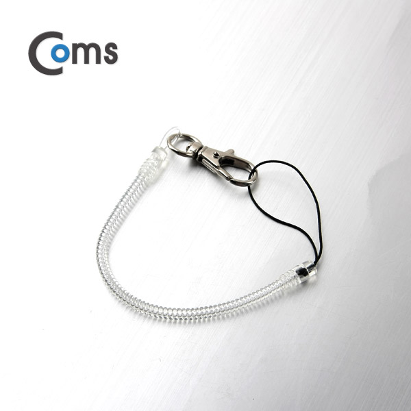 Coms 스프링 스트랩 OD: 3.5mm, 13cm/투명