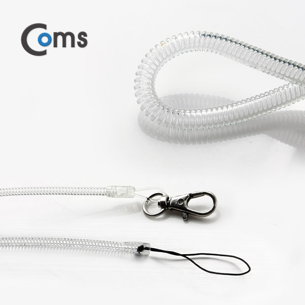 Coms 스프링 스트랩 OD: 3.5mm, 13cm/투명