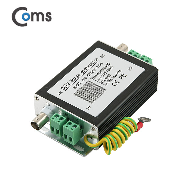 Coms 서지 프로텍터 접지기능/BNC단자, CCTV 연결