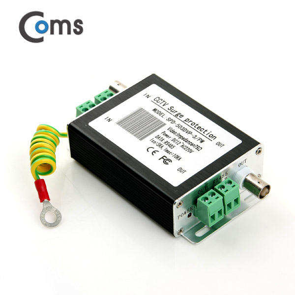 Coms 서지 프로텍터 접지기능/BNC단자, CCTV 연결