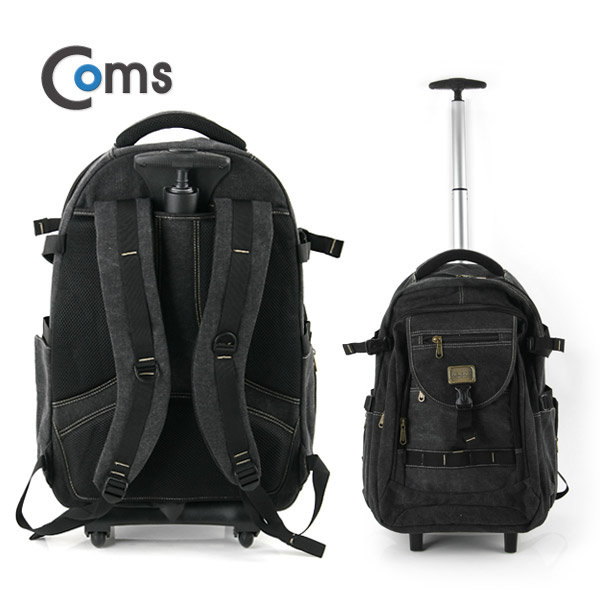 Coms 가방 백팩/캐리어 겸용, 21형/블랙