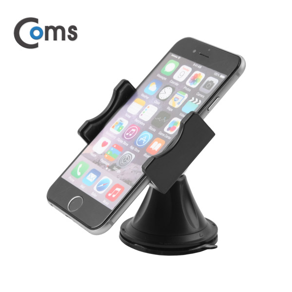 Coms 스마트폰 스탠드(바닥 흡착) Slide 고정 자석 360도 회전