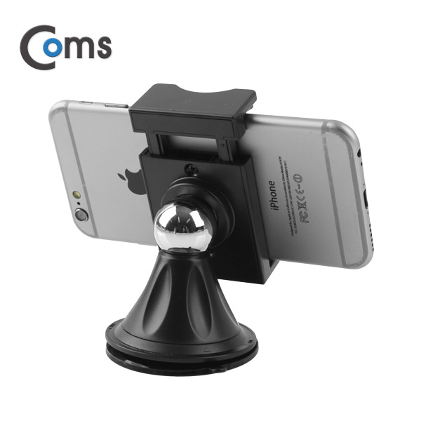Coms 스마트폰 스탠드(바닥 흡착) Slide 고정 자석 360도 회전