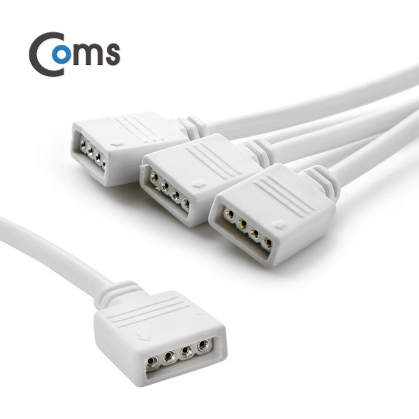 Coms 점퍼 / 점퍼선 케이블(4P) 3분배, 30cm