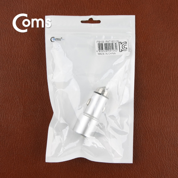 Coms USB 전원(DC 시가잭), USB 2P/Metal, 2.1A/1A / 시거잭
