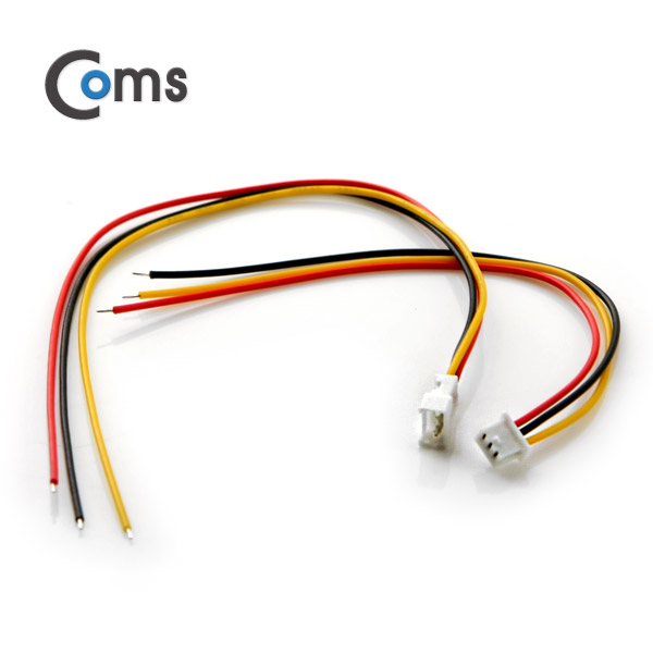 Coms 점퍼 / 점퍼선 케이블(3P) 연장 25cm, Red/Black/Yellow
